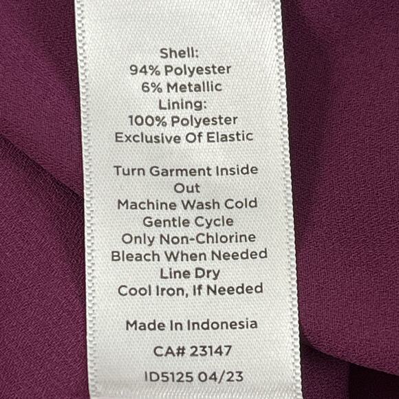 NWT Talbots Fit & Flare Midi Dress Size 14 Metallic Paisley Tiered Ruffle Boho - Picture 9 of 9